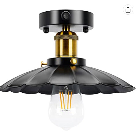 Industrial Style Cage Ceiling Light