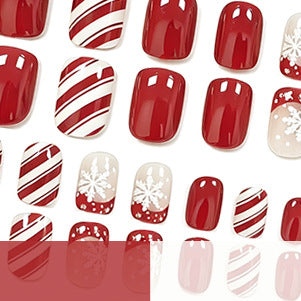 Festive Holiday Themed Nail Art Set Kalsten