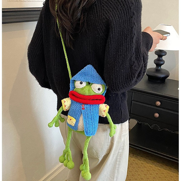 Handcrafted Crochet Frog Toy