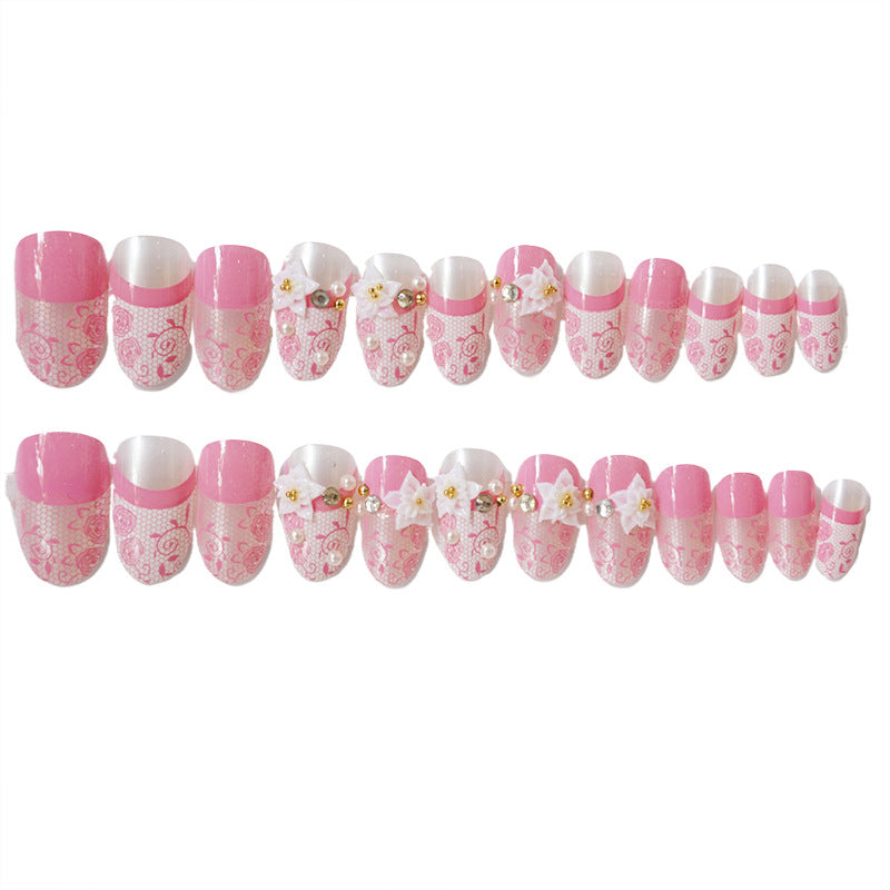 Decorative Glittery Press-On Nail Tips