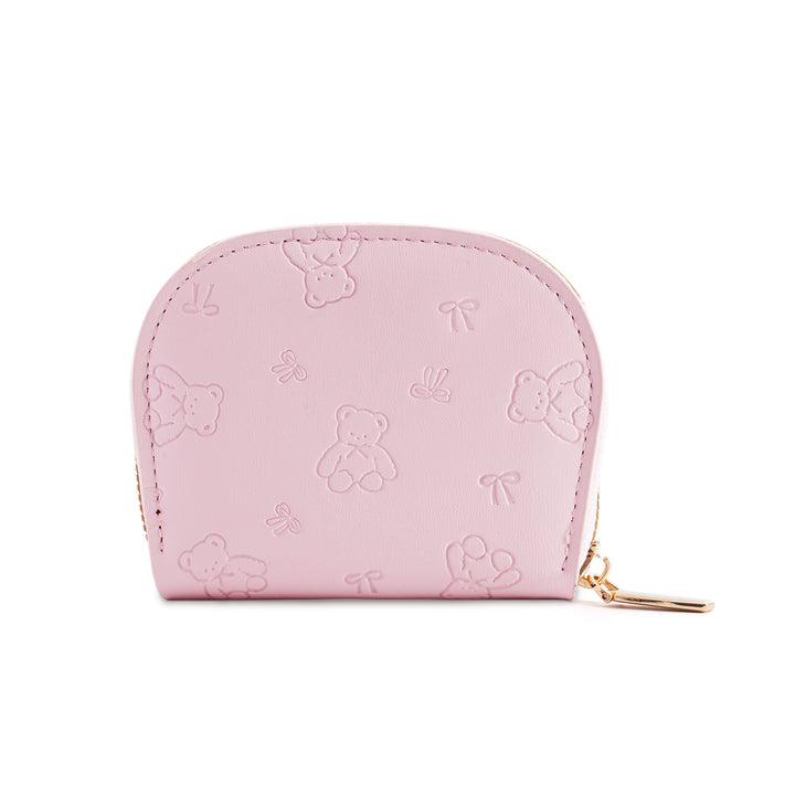 Adorable Bear-Embossed Coin Purse
