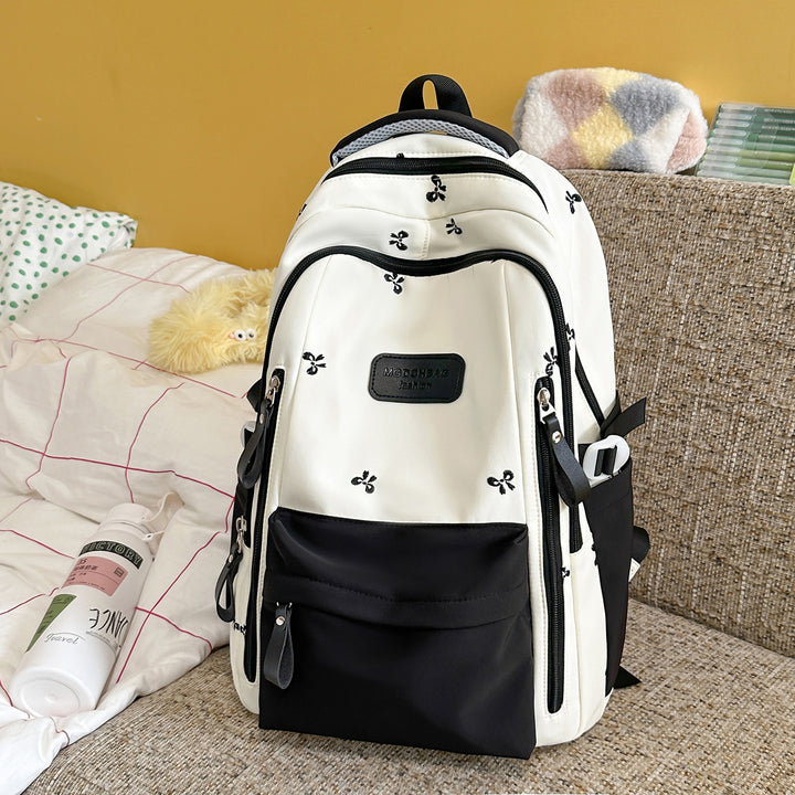 Stylish Emblazoned Multi-Compartment Backpack Kalsten