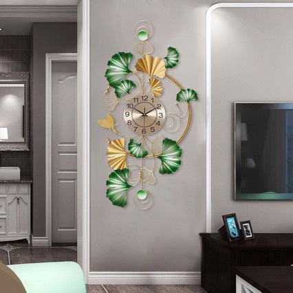 Decorative Wall Clock with Floral Design Kalsten