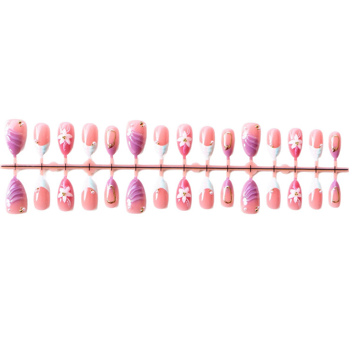 Creative Floral Design Press-On Nail Set