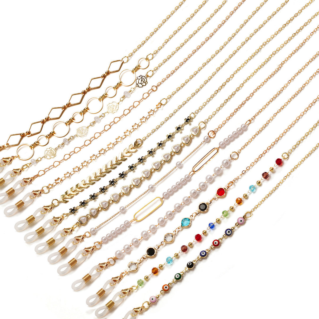 Colorful Beaded Eyewear Chain kalsten 1786688581
