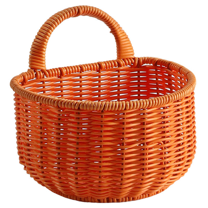 Handwoven Storage Basket with Ergonomic Handle Kalsten