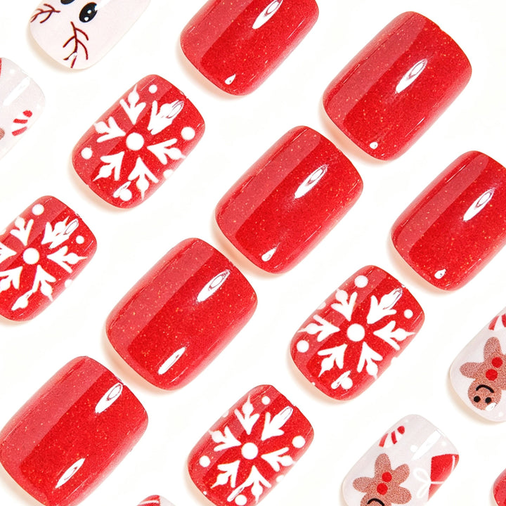 Festive Themed Press-On Nail Art Set Kalsten 1788858489