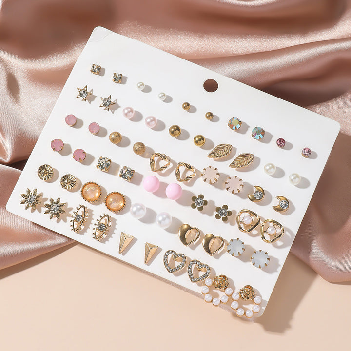 Earring set with gold accents Kalsten