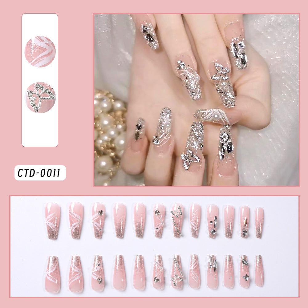 Decorative Glittering Nail Art Tips