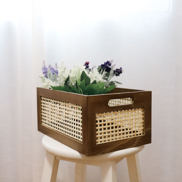 Handcrafted Natural Woven Storage Basket Kalsten