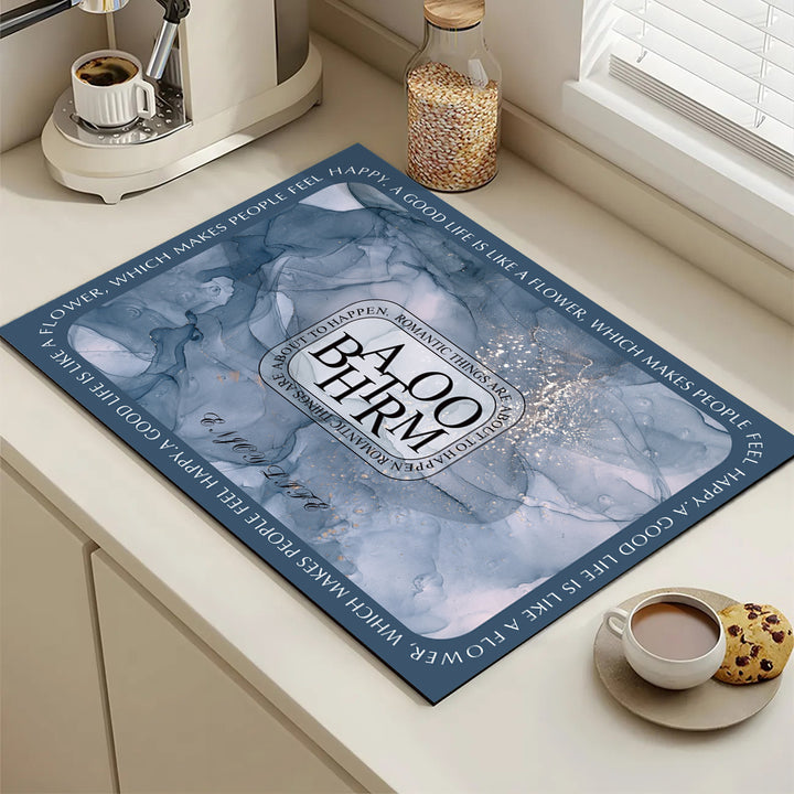 Abstract Geometric Kitchen Mat Kalsten
