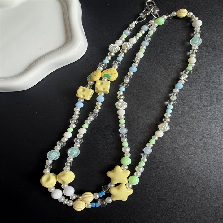 Artistic Beaded Necklace Kalsten