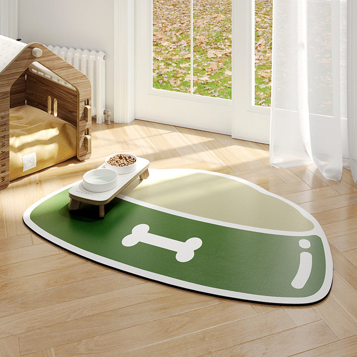 Playful Dog Bowl Feeding Mat