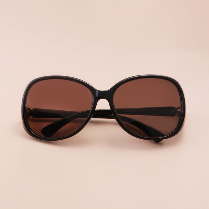 Ladies Luxurious Oversize Sunglasses with Stylish Decor Kalsten