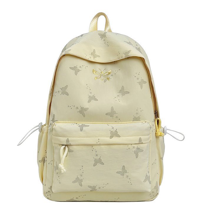 Butterfly Print Lightweight Backpack
