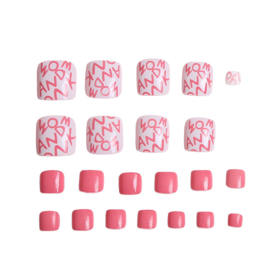 Floral Design Press-On Nail Set Kalsten