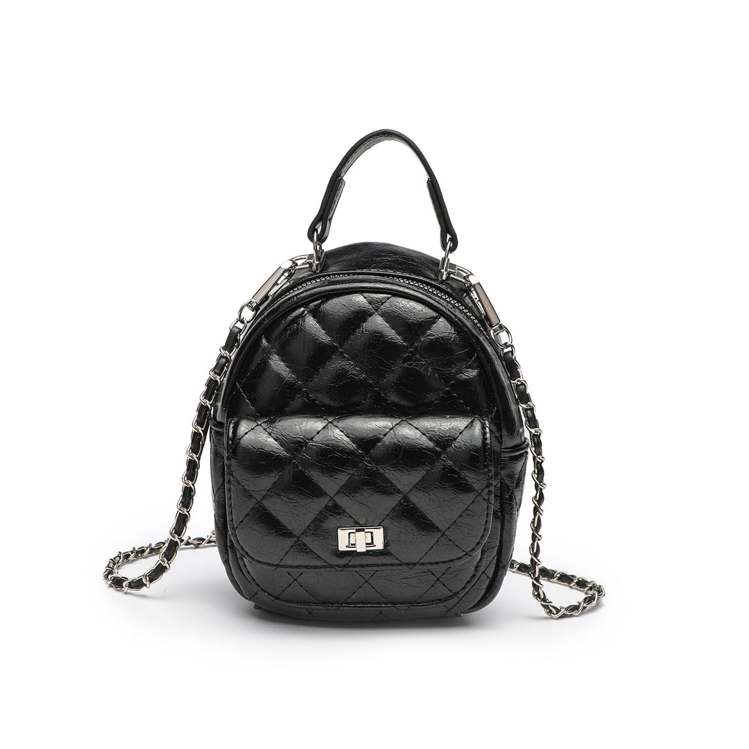 Quilted Metallic Mini Backpack Kalsten