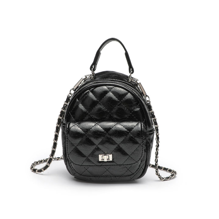Quilted Metallic Mini Backpack Kalsten