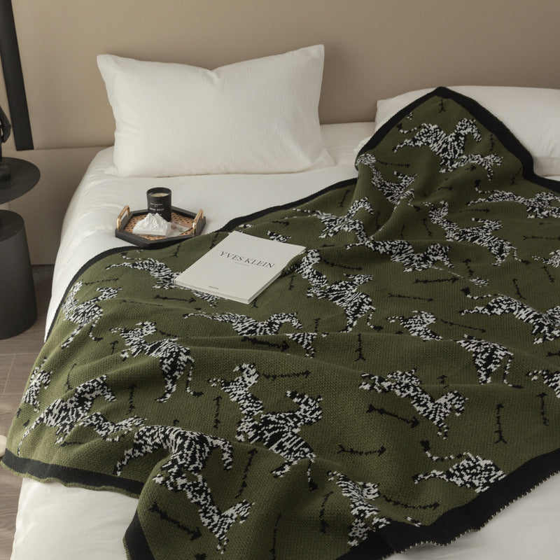 Stylish Animal Print Throw Blanket