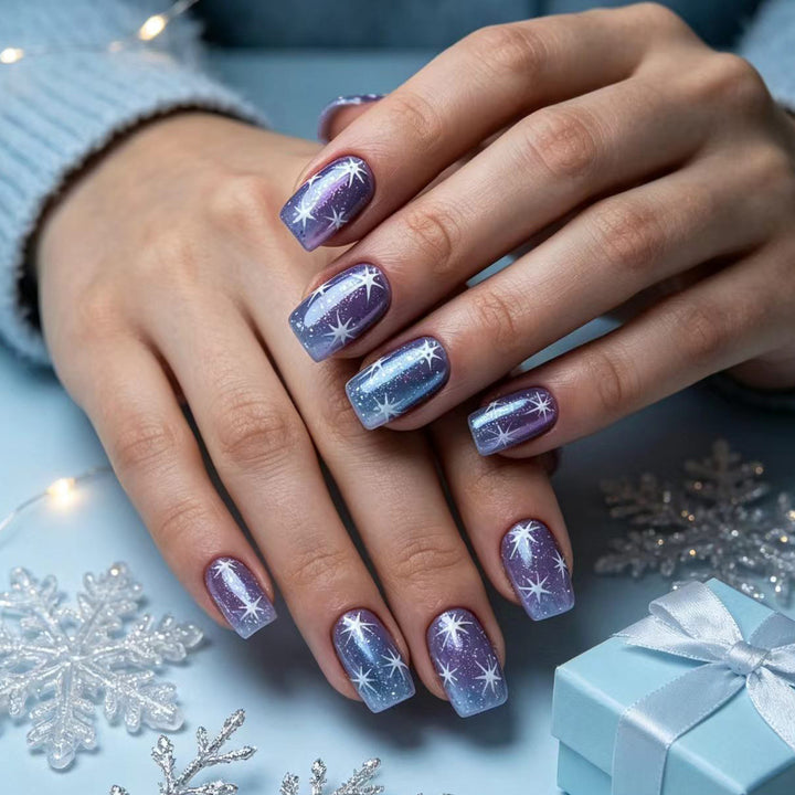 Cosmic Starry Nail Art Kalsten