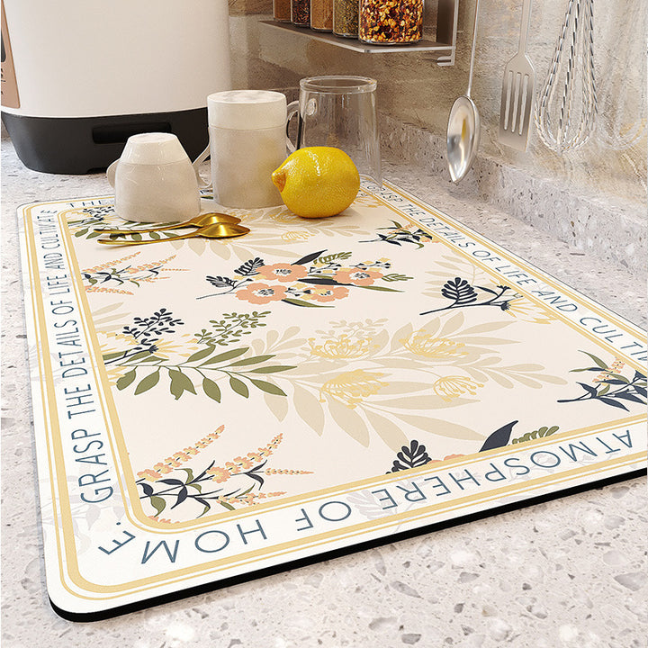 Floral-Patterned Kitchen Placemats