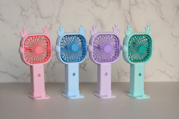 Unisex Portable Mini Fan with Ergonomic Design and Animal Ears Kalsten
