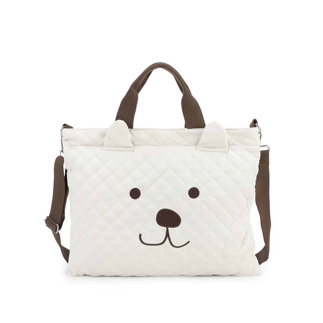 Quirliger Animal Motif Tote Bag Kalsten