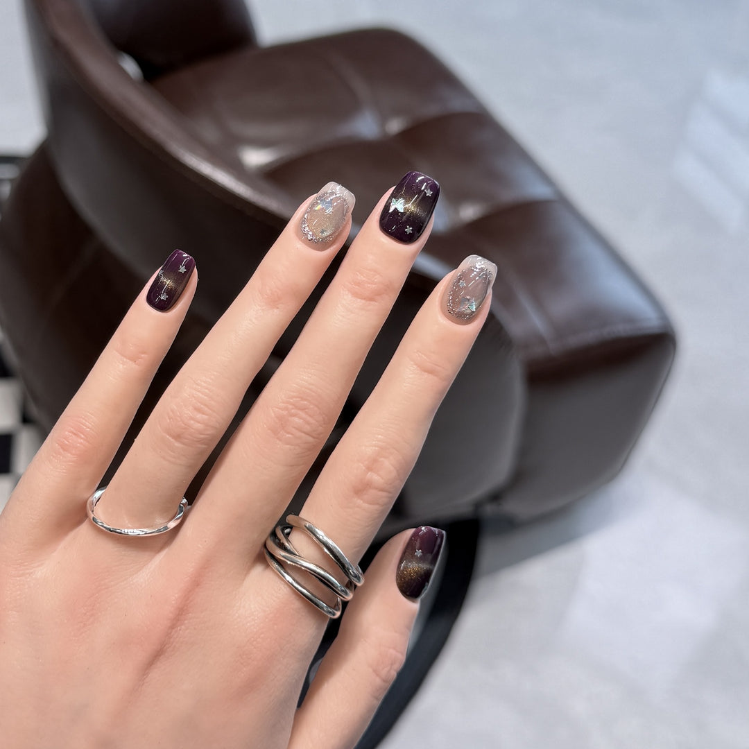 Starry Gradient Nail Art Set Kalsten
