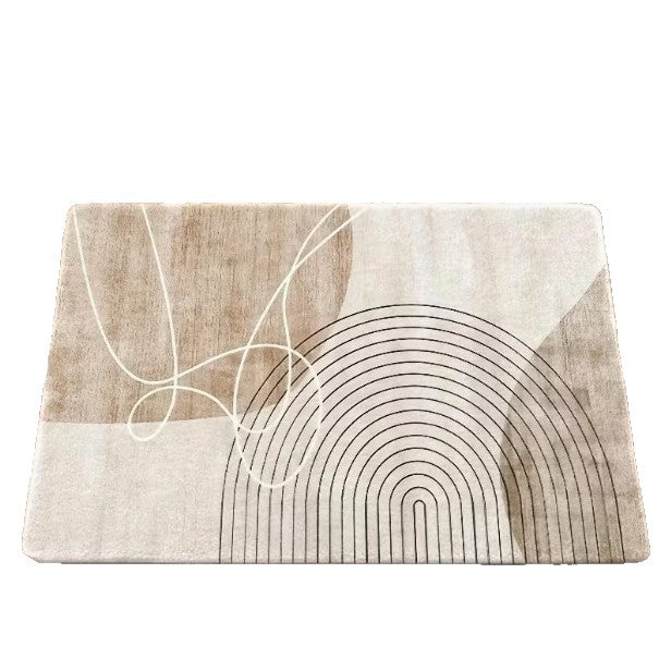 Modern Abstract Bathroom Rug Kalsten