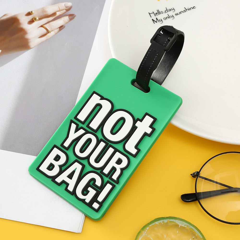 Unisex Luggage Tag with Eye-catching Message Kalsten