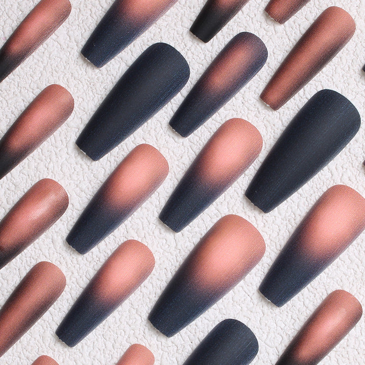 Matte Ombre Stiletto Press-On Nails Kalsten