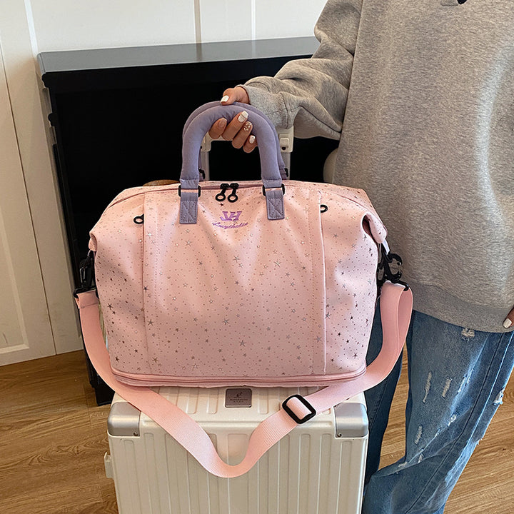 Stylish Star-Print Weekender Bag Kalsten