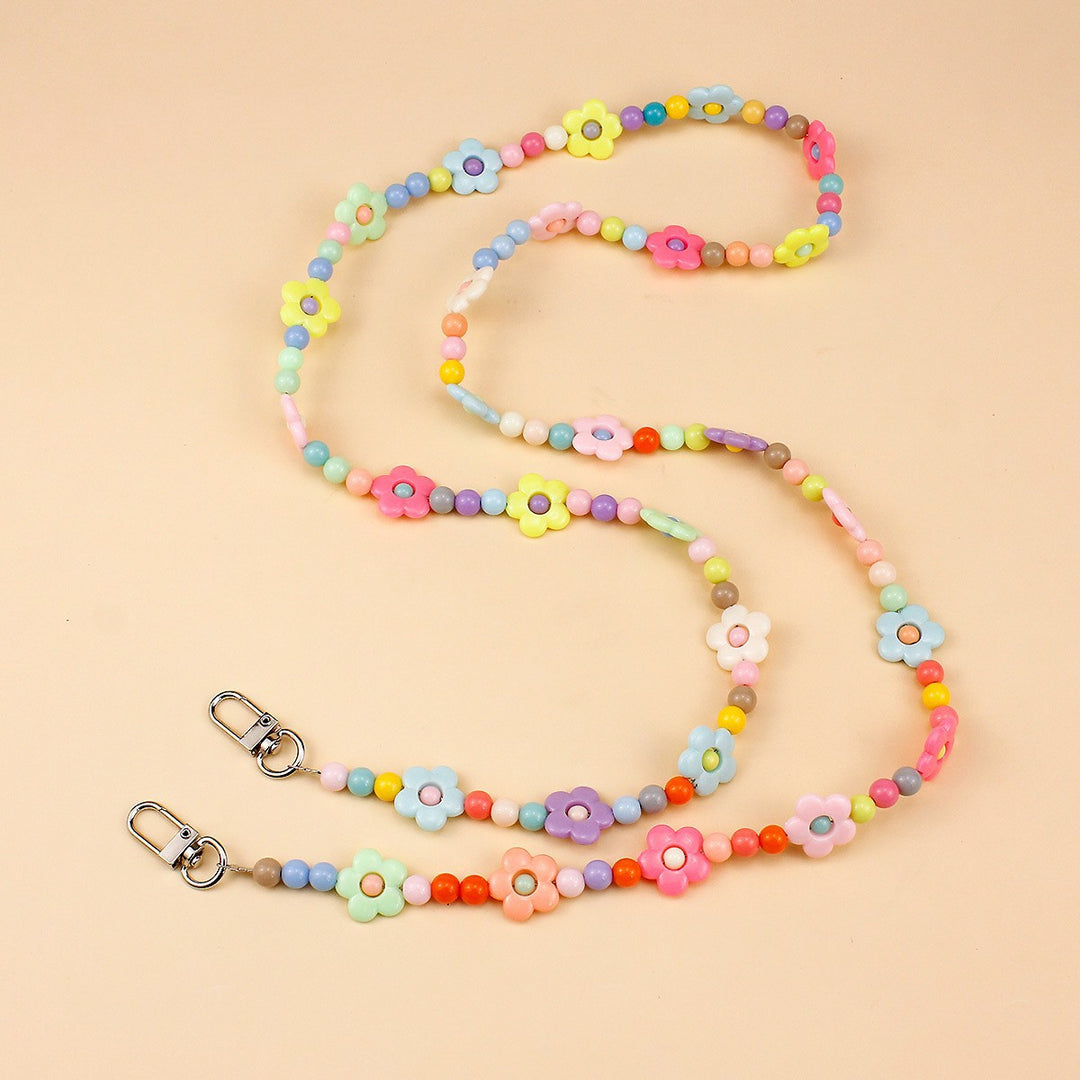 Heart-Designed Beaded Eyewear Chain Kalsten