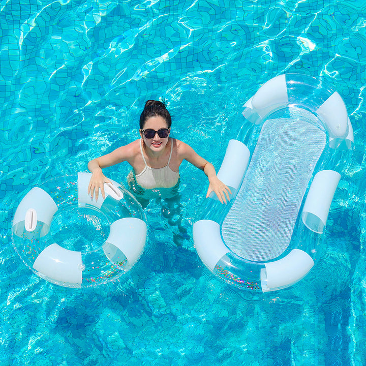 Women's Inflatable Relax Lounger with Mesh Surface Kalsten