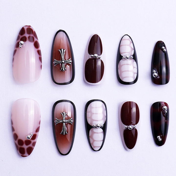 Artistic Stiletto Nail Design