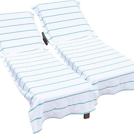 Sporty towel with creative striped pattern Kalsten