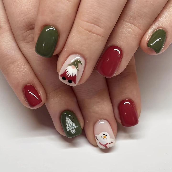 Festive Holiday Nail Art Kit Kalsten