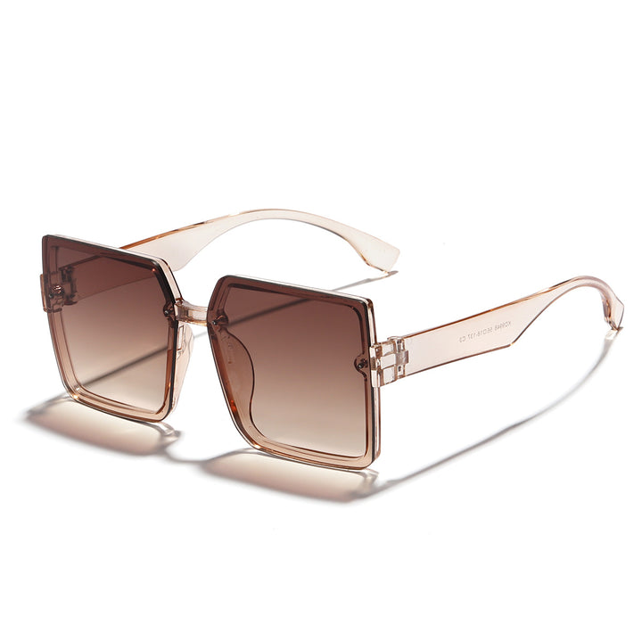 Women's square sunglasses with retro-inspired design and soft lenses Kalsten