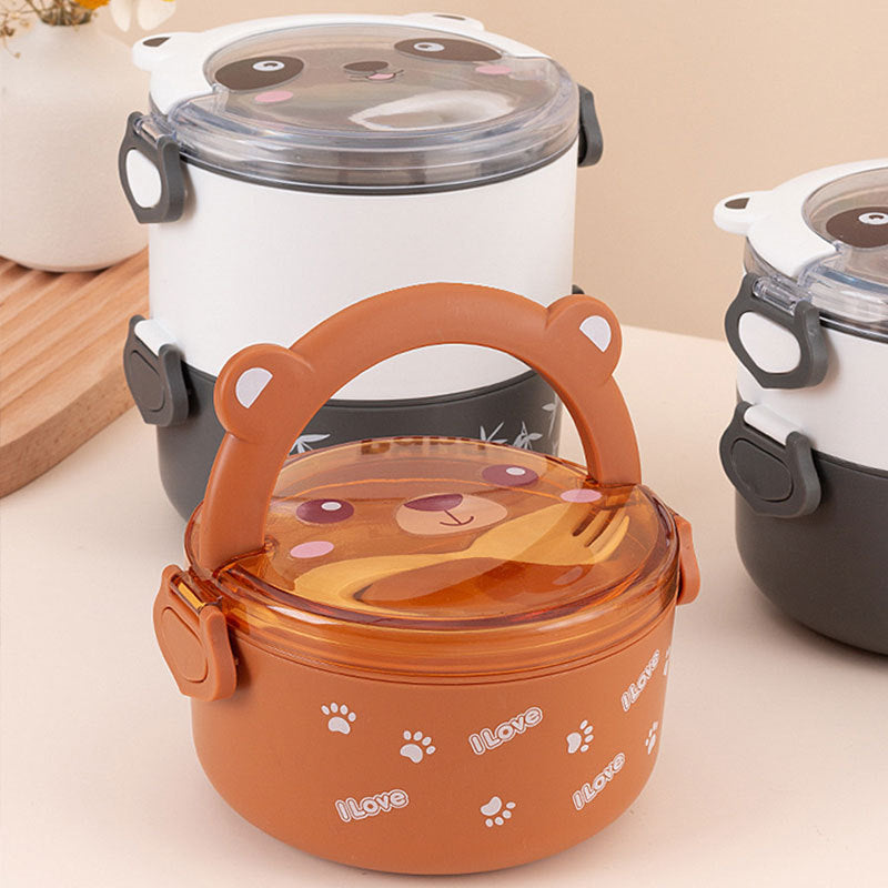 Cute Panda-Themed Food Storage Container
