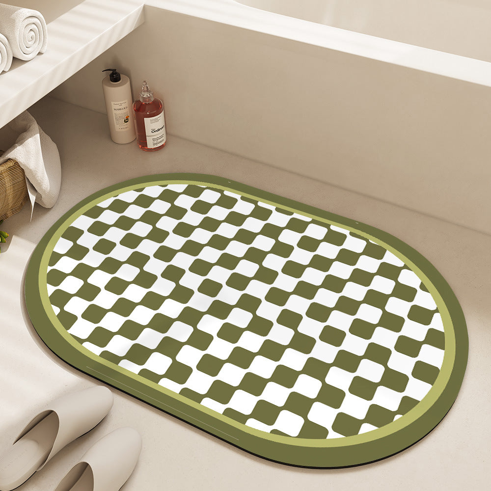 Decorative Non-Slip Bath Mat Kalsten