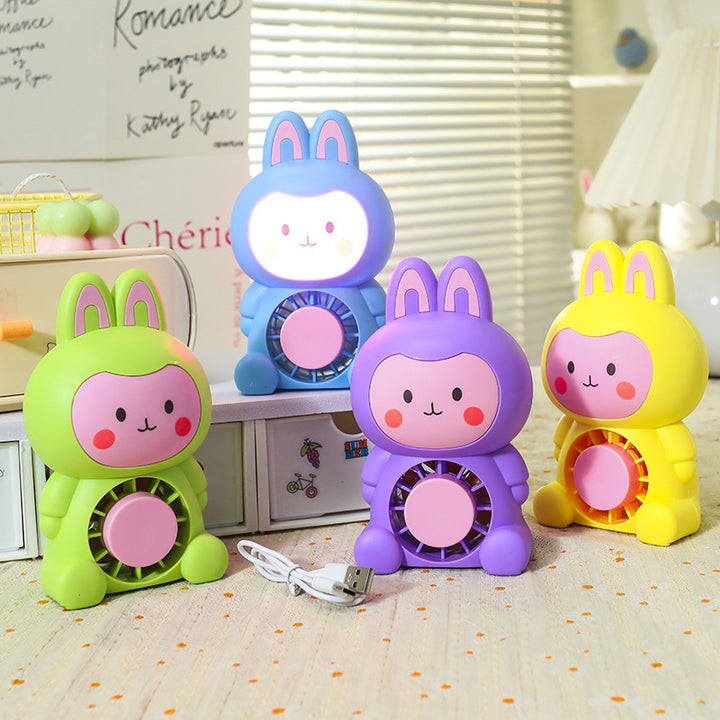 Women's portable USB mini fan in cute rabbit design Kalsten