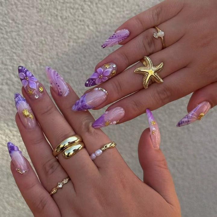 Artistic Ombre Press-On Nail Art Set
