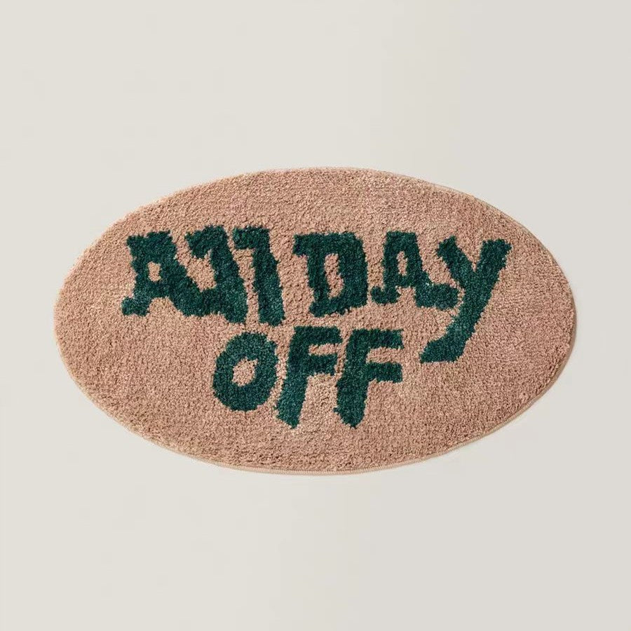 Inspirational Phrase Oval Rug Kalsten