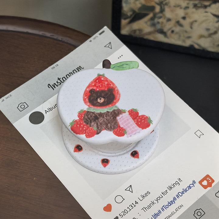 Adorable Bear-Themed Phone Grip Kalsten