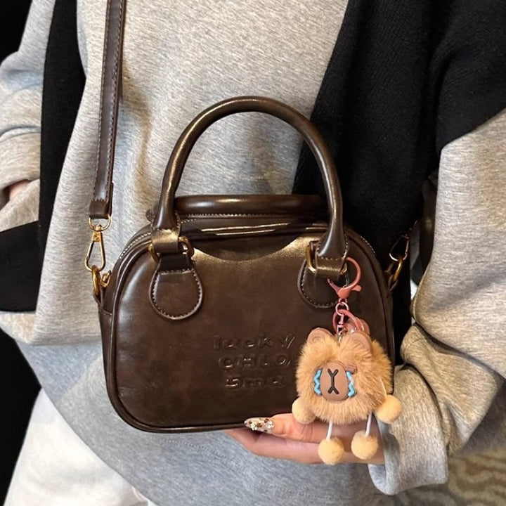 Sleek Structured Mini Shoulder Bag Kalsten