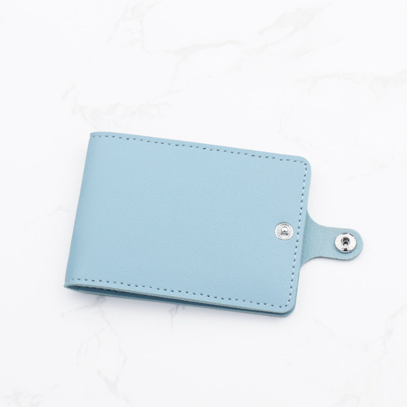 Compact Leather Card Wallet