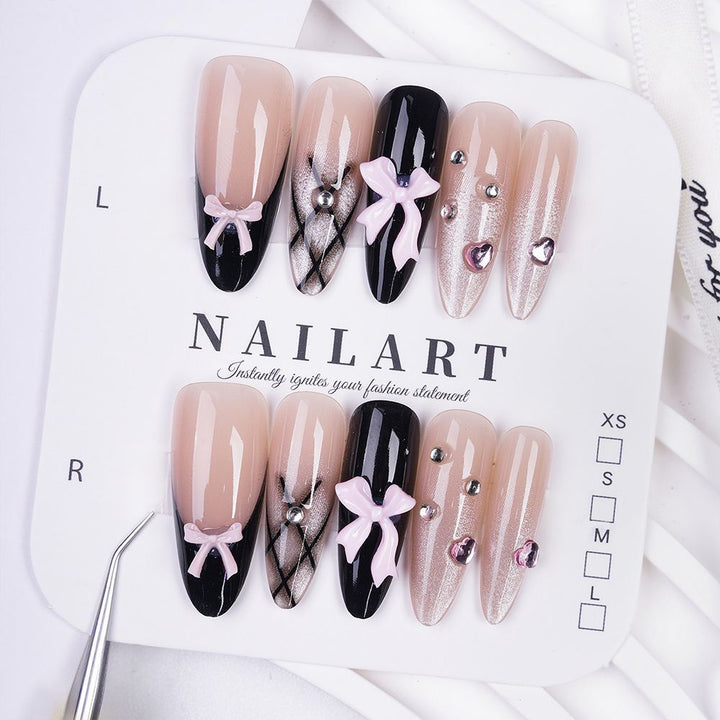 Artistic Stiletto Press-On Nail Design Kalsten