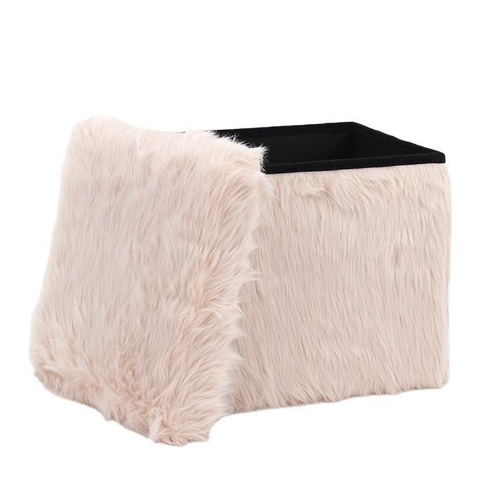 Decorative Plush Ottoman Kalsten