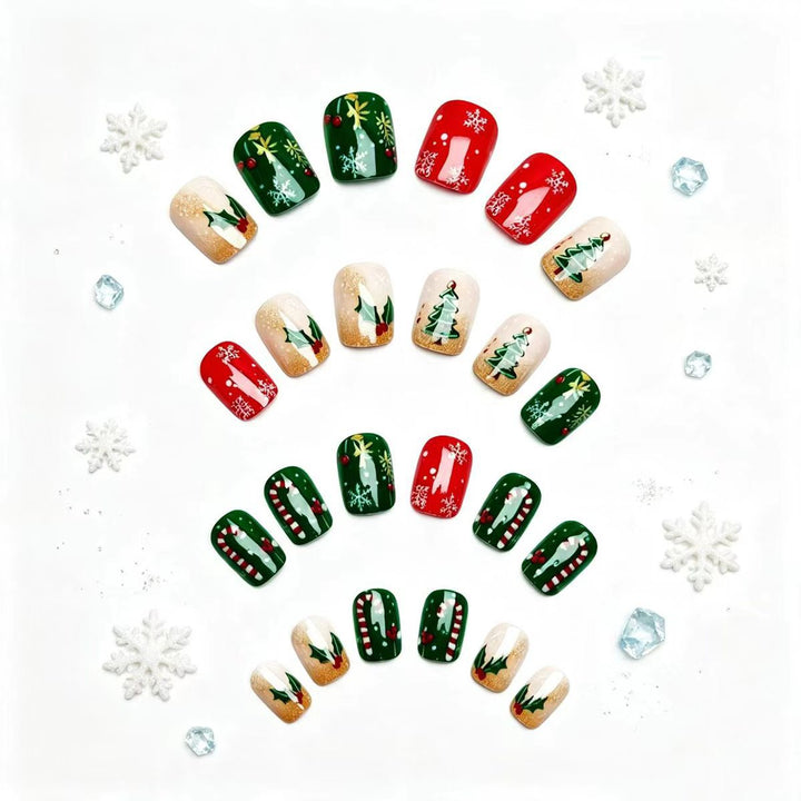 Festive Holiday Nail Art Design Kalsten