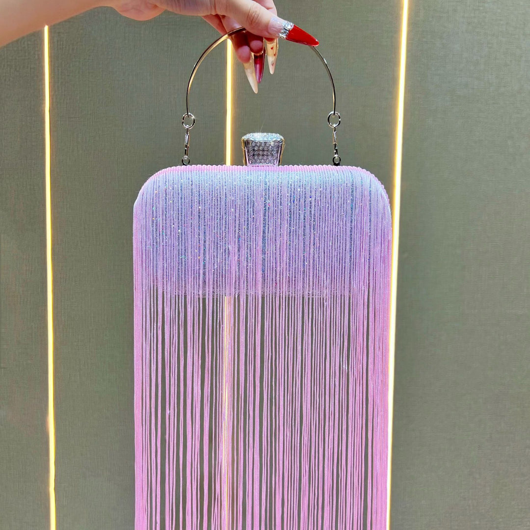 Fringe Detail Evening Clutch